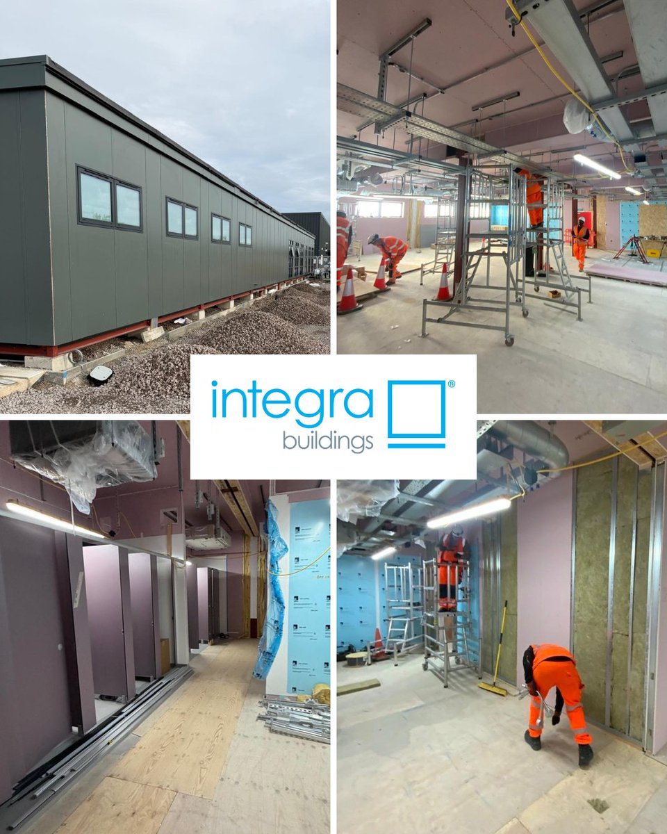 IntegraBuild's tweet image. On site at Transport for London&apos;s Neasden Depot. 🚂

We&apos;re currently delivering a staff accommodation building for teams at the Depot in Brent.

It builds on our work in the rail sector, having previously delivered contracts for clients including @networkrail. 

#MakeItModular