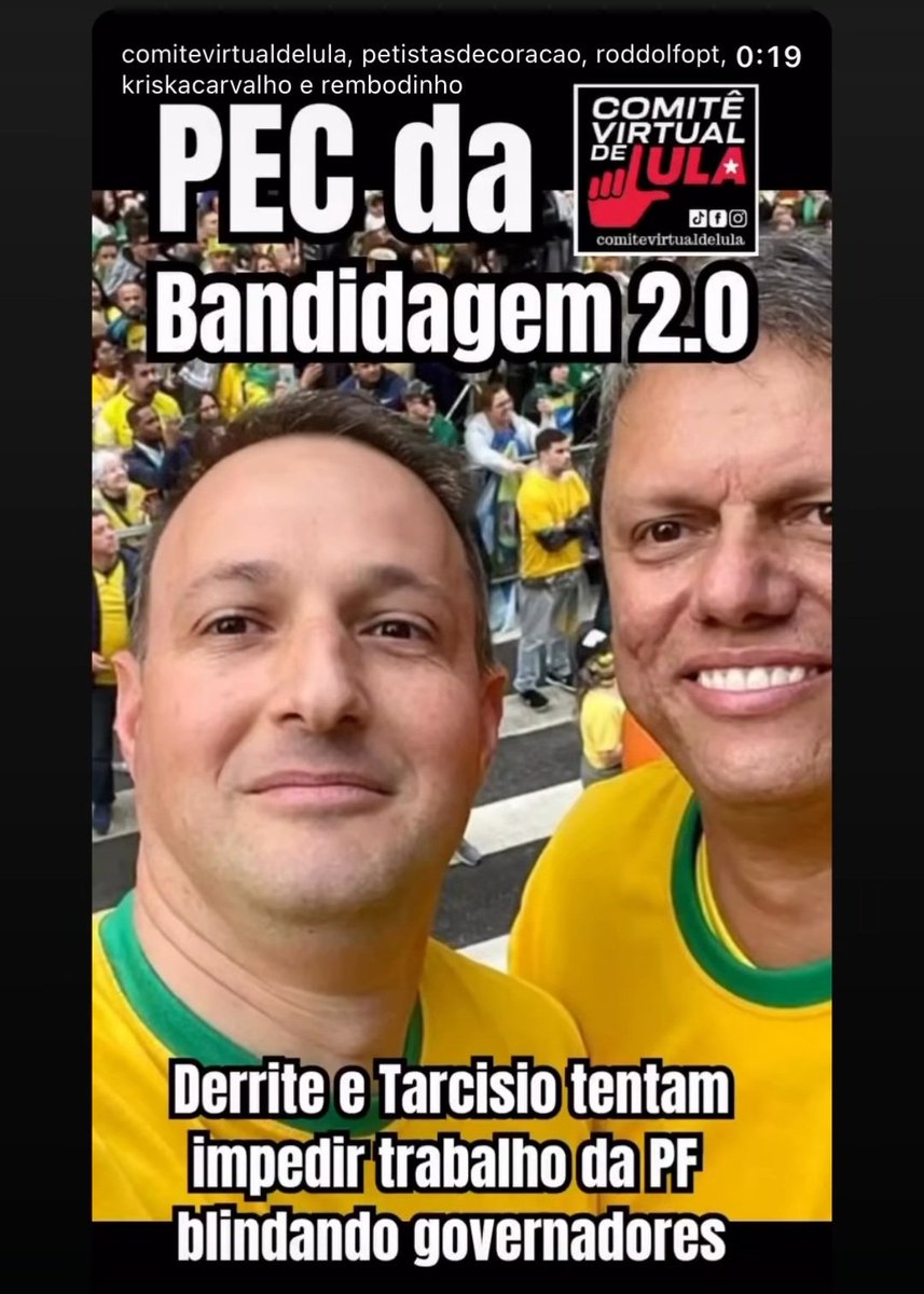 <a href="/vinicios_betiol/">Vinicios Betiol</a> CONGRESSO DA BANDIDAGEM
DEFENDAM A PF
PL DO CRIME ORGANIZADO
MOTTA E DERRITE PROTEGEM O CRIME