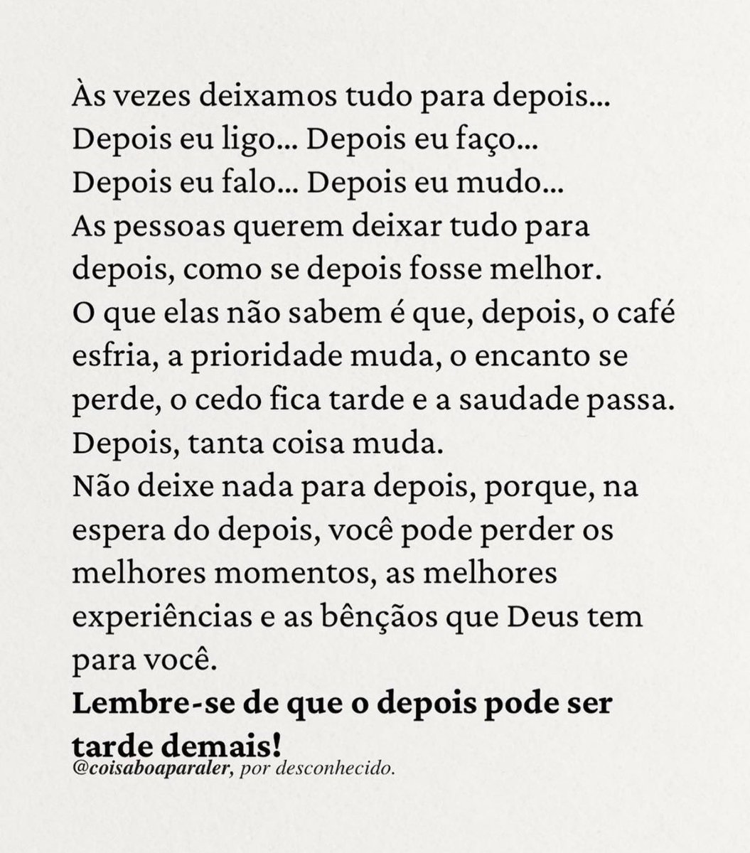 Bom dia 🌞