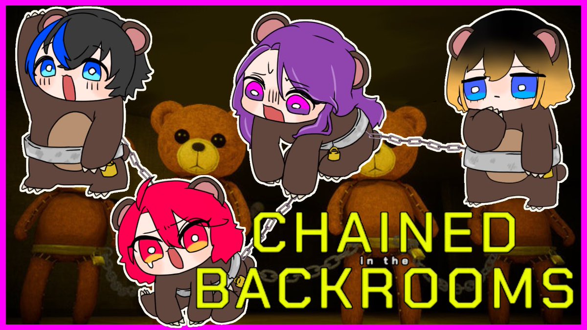 🐻配信告知🐻

２２時からつづきやるぞぉ！

【Chained in the Backrooms】ぼくはくま。いいえ、かわうそ。【ホラゲ】 youtube.com/live/k0FT7YO7J… 

#こつたいむ