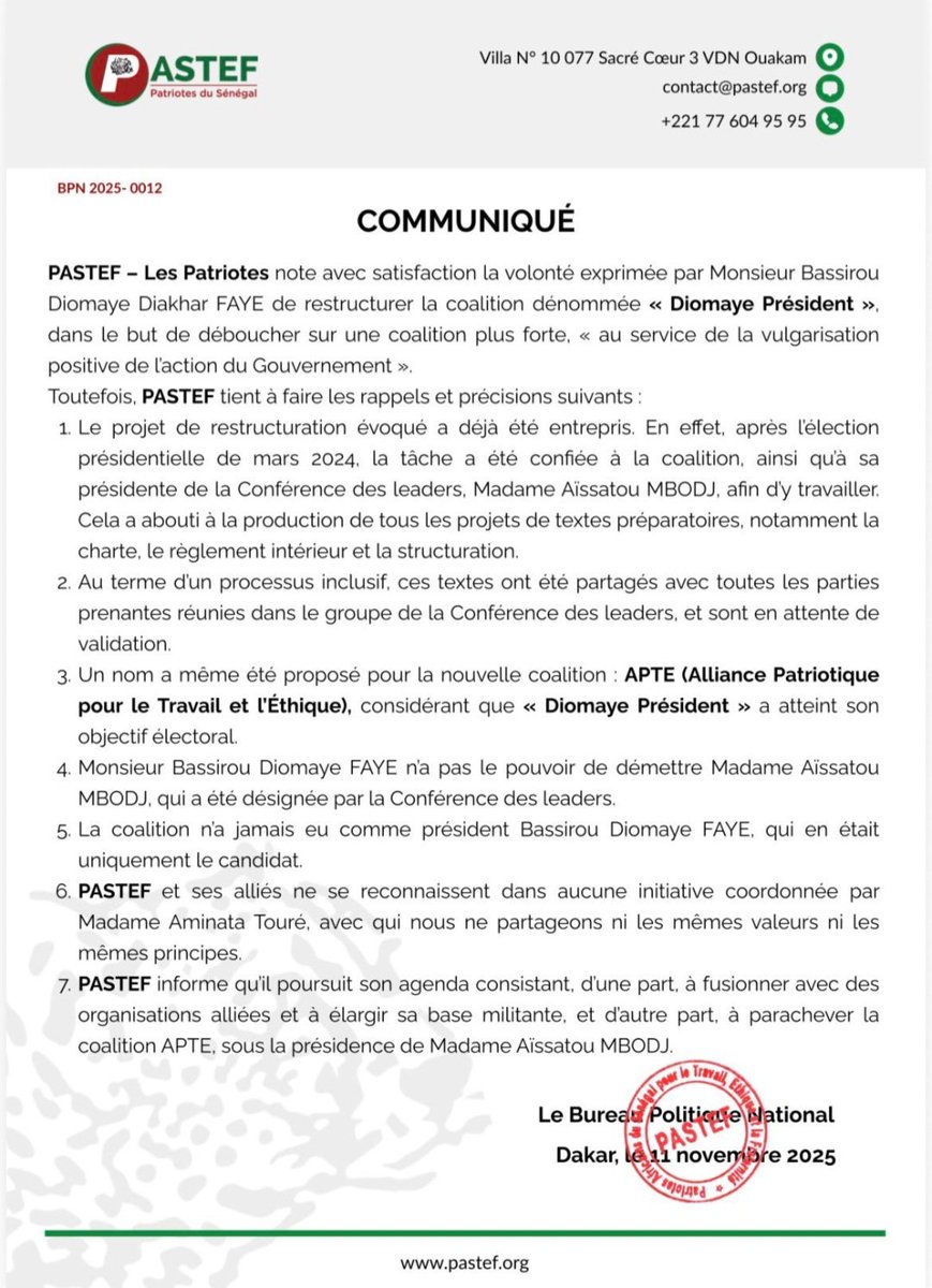 khady wade Gueye tweet media
