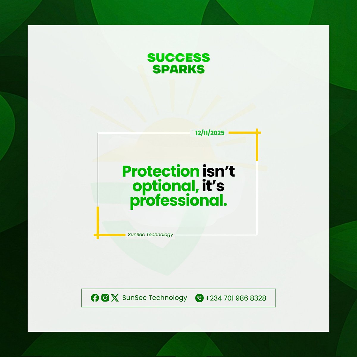 SunSecTech's tweet image. Protection isn’t optional — it’s professional.

Real pros don’t wait for faults — they prevent them.

#sunsectechnology 
#SafetyFirst 
#SmartSecurity