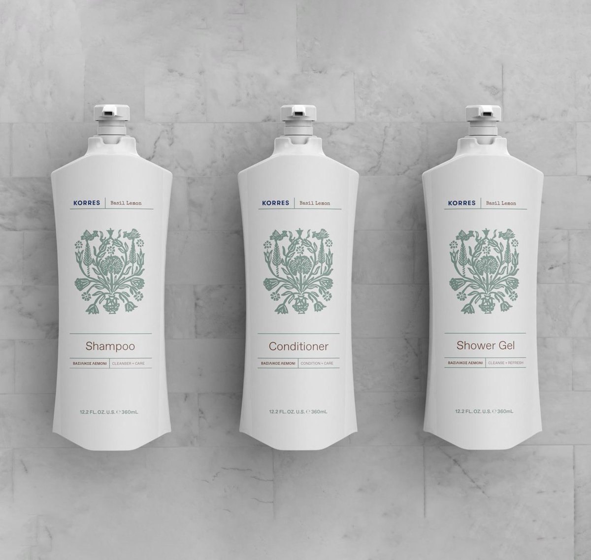 guestspply_asia's tweet image. Earthy tones. A calm, considered room. 300 ml dispensers on the wall with Citrus Fresh body wash, lotion, shampoo, conditioner, and hand soap. An elegant mini bracket makes installation easy. Effortless, elevated.
#KORRES #GreekBeauty #HotelCollection #GilchristandSoames