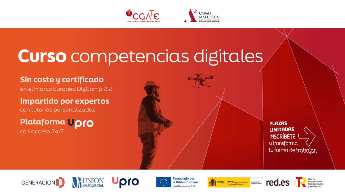 Fund_Aedificat's tweet image. ¡𝐔́𝐥𝐭𝐢𝐦𝐚𝐬 𝐩𝐥𝐚𝐳𝐚𝐬 para el curso de #CompetenciasDigitales! 🧱

💡 Sin coste y certificado
👩‍🏫 Con expertos del sector
💻 Plataforma #UPRO 24/7

⚠️ ¡Plazas limitadas!
👉 formatuscimientos.cgate.es

Impulsado por @UProfesional y @redpuntoes