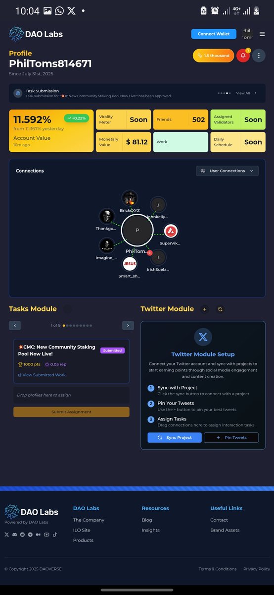 When I first joined Social Mining, I thought it was just another crypto gig.
But honestly? It became something deeper ,a space where I could grow, learn, and contribute meaningfully to a real ecosystem 
Join: ilo.dao-labs.com
<a href="/TheDAOLabs/">DAO Labs</a> #SocialMining #DAOVERSE