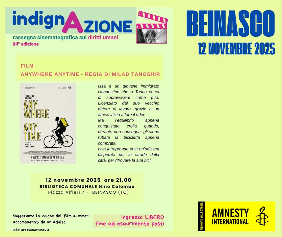 Amnesty International - Collegno tweet media