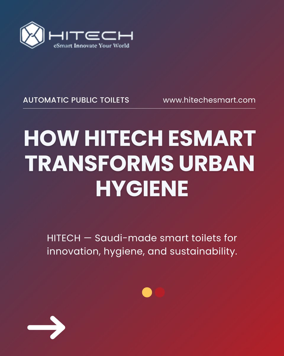 hitecheSmartksa's tweet image. تقنية الحمامات الذكية — مصممة للموثوقية!✨
مراحيض ذكية سعودية الصنع ذات تنظيف ذاتي، مصممة للمتانة والنظافة والاستدامة، وتدعم رؤية 2030 للبنية التحتية الذكية.
📞 +966 55 501 5798 | 🌐 hitechesmart.com

#Hitechsteelindustry #HitechESmart #SmartToilets