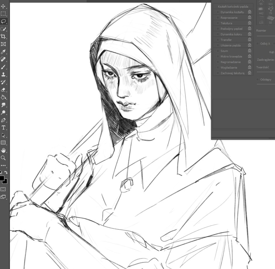 Undertaker Nightreign sketch before work