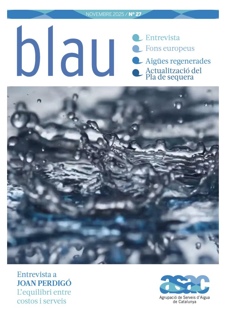 💧 La #RevistaBlau torna amb una edició plena de novetats!

Descobreix com els fons europeus impulsen la modernització digital del cicle de l’aigua, la importància de l'aigua regenerada i les novetats del Pla de Sequera.

👉 fr.zone-secure.net/489523/2506800…