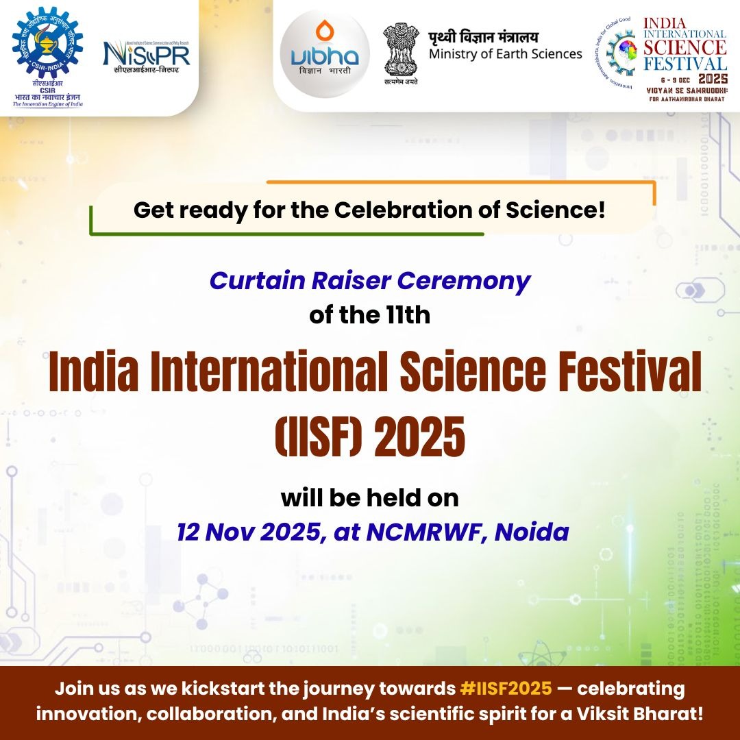 India International Science Festival tweet media