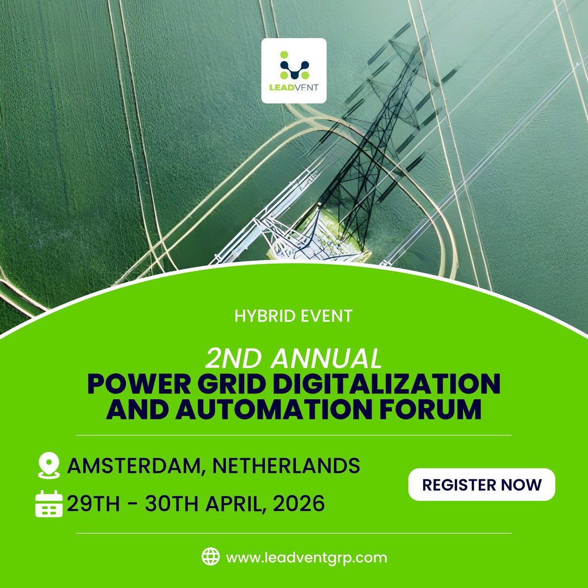 leadvent's tweet image. Join us for the 2nd Annual Power Grid Digitalization and Automation Forum

This premier global event is dedicated to transforming power grids through cutting-edge digitalization and automation.
-bit.ly/3EcWPlS

#PowerGrid #GridAutomation #SmartGrid #DigitalEnergy #Energy