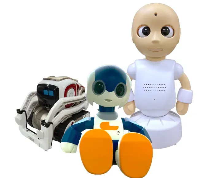 【展示紹介４】　触れ合いロボット

今回は
　　CommUとじゃんけん！！
　　Robi jr.とお話ししよう！！
　　Cozumoを操れ！！
の三本立てでお送りします

認知行動科学研究室でお待ちしています！！！

場所：8号館5階　504, 505
時間：11:00-12:00，13:00-15:00
#mf55
#松ヶ崎祭