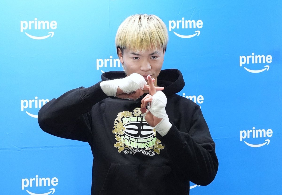 ／
🔥#井上拓真🔥戦へ
🥊#那須川天心🥊 公開練習✨
＼
「新しいスタイルが出せる シン・ボクシング」

プロ8戦目での👑王者戴冠👑へ
大一番に臨む🌸

11月24日(月・祝)トヨタアリーナ東京 
©NAOKI FUKUDA