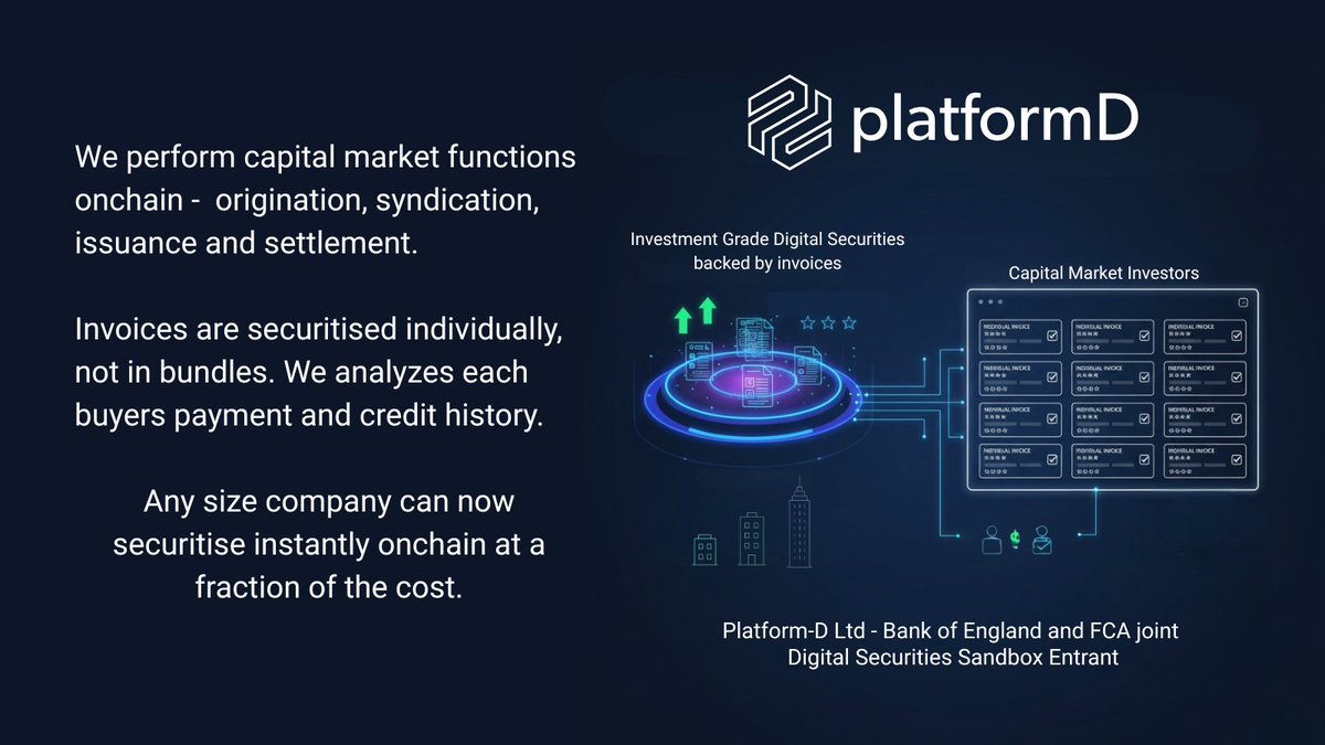PlatformD - Onchain Securitisation tweet media