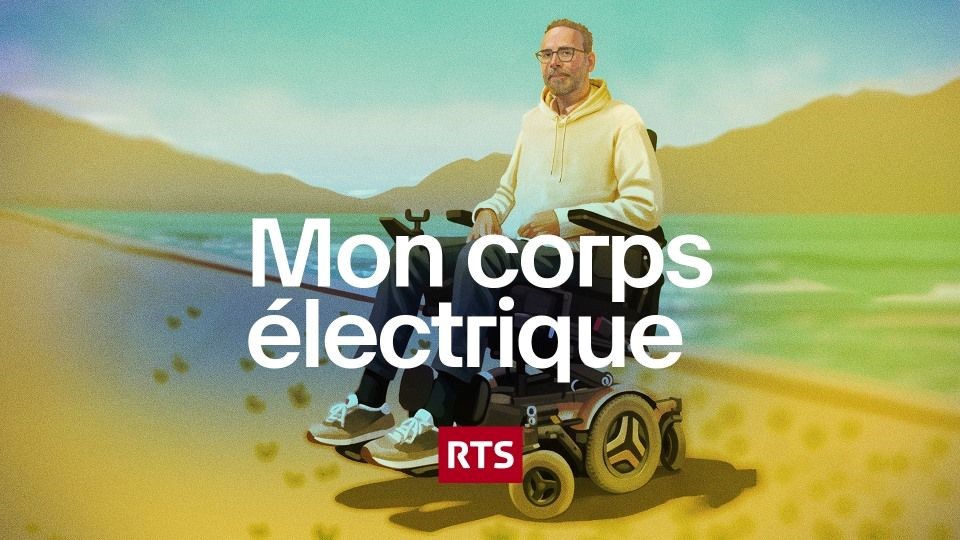 "Mon corps électrique" est le podcast du journaliste Arnaud Robert, tétraplégique, qui enregistre et raconte un essai de pointe lui posant un implant sur son cerveau et des fils dans le tronc.

🔉Interview, RTS Première: rts.ch/audio-podcast/…

🎧Podcast: rts.ch/audio-podcast/…
