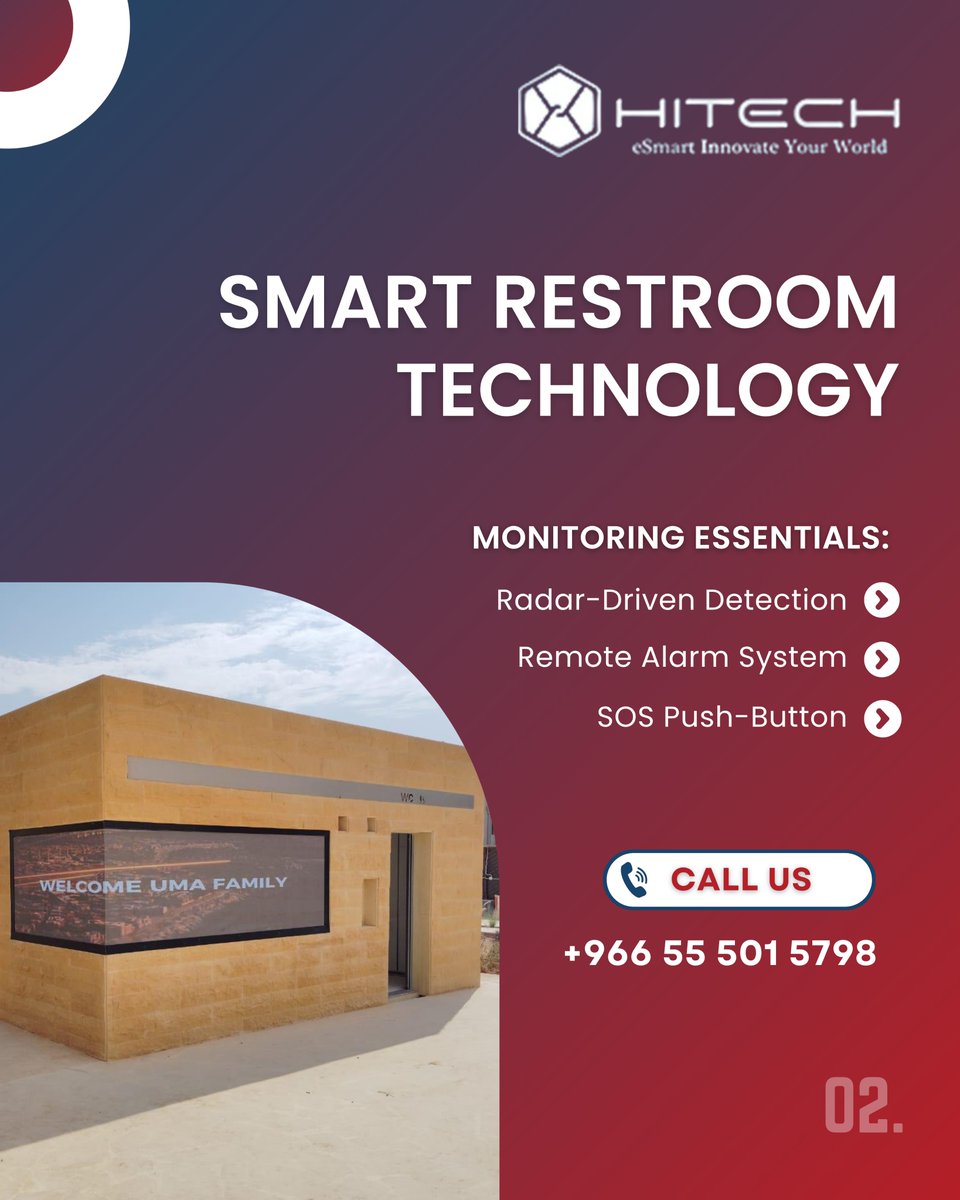 hitecheSmartksa's tweet image. تقنية الحمامات الذكية — مصممة للموثوقية!✨
مراحيض ذكية سعودية الصنع ذات تنظيف ذاتي، مصممة للمتانة والنظافة والاستدامة، وتدعم رؤية 2030 للبنية التحتية الذكية.
📞 +966 55 501 5798 | 🌐 hitechesmart.com

#Hitechsteelindustry #HitechESmart #SmartToilets