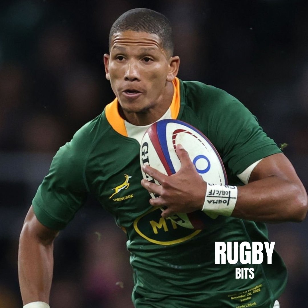 RugbyBits's tweet image. 🗓️ On This Day 🗓️

🇿🇦 Springbok Debut - Manie Libbok
🗓️ 12 November 2022  (Age: 25)
🏉 Reserve
🆚 France
📍 Stade Velodrome, Marseilles
©️ Siya Kolisi
👮 Wayne Barnes 🏴󠁧󠁢󠁥󠁮󠁧󠁿
🗣️ Jacques Nienaber
🧮 🇫🇷 30-26 🇿🇦
🏫 Outeniqua High School
🏠 Western Province
🧢 26* Tests
#️⃣ Springbok #931