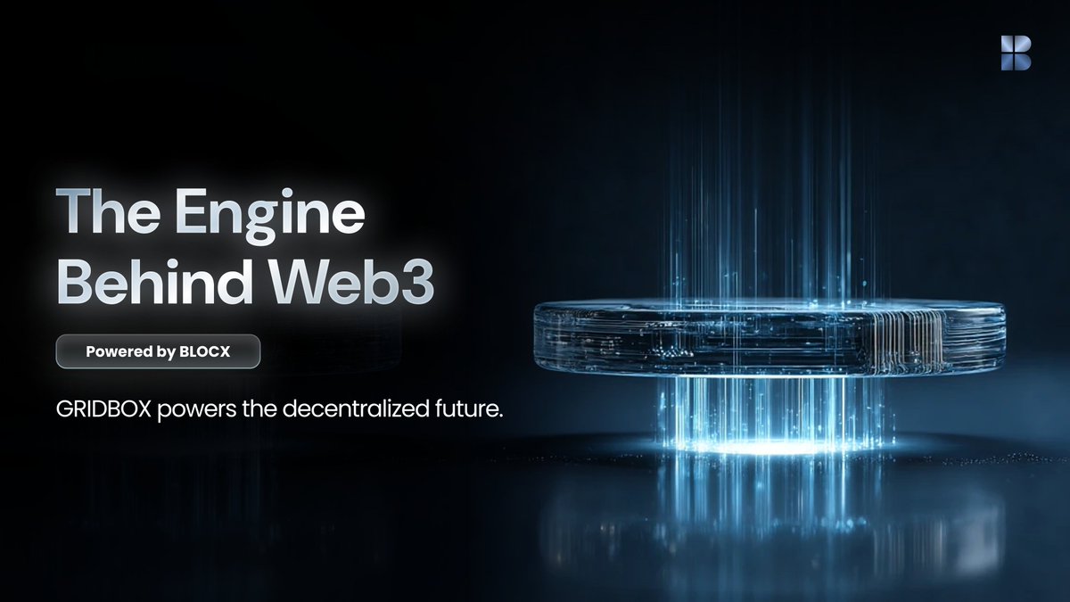BLOCX_TECH's tweet image. Every blockchain needs energy. ⚡
Every AI needs compute. 💻

GRIDBOX sits at the center, where power meets purpose.

A decentralized backbone for the next wave of innovation. It’s not theory. It’s already live.