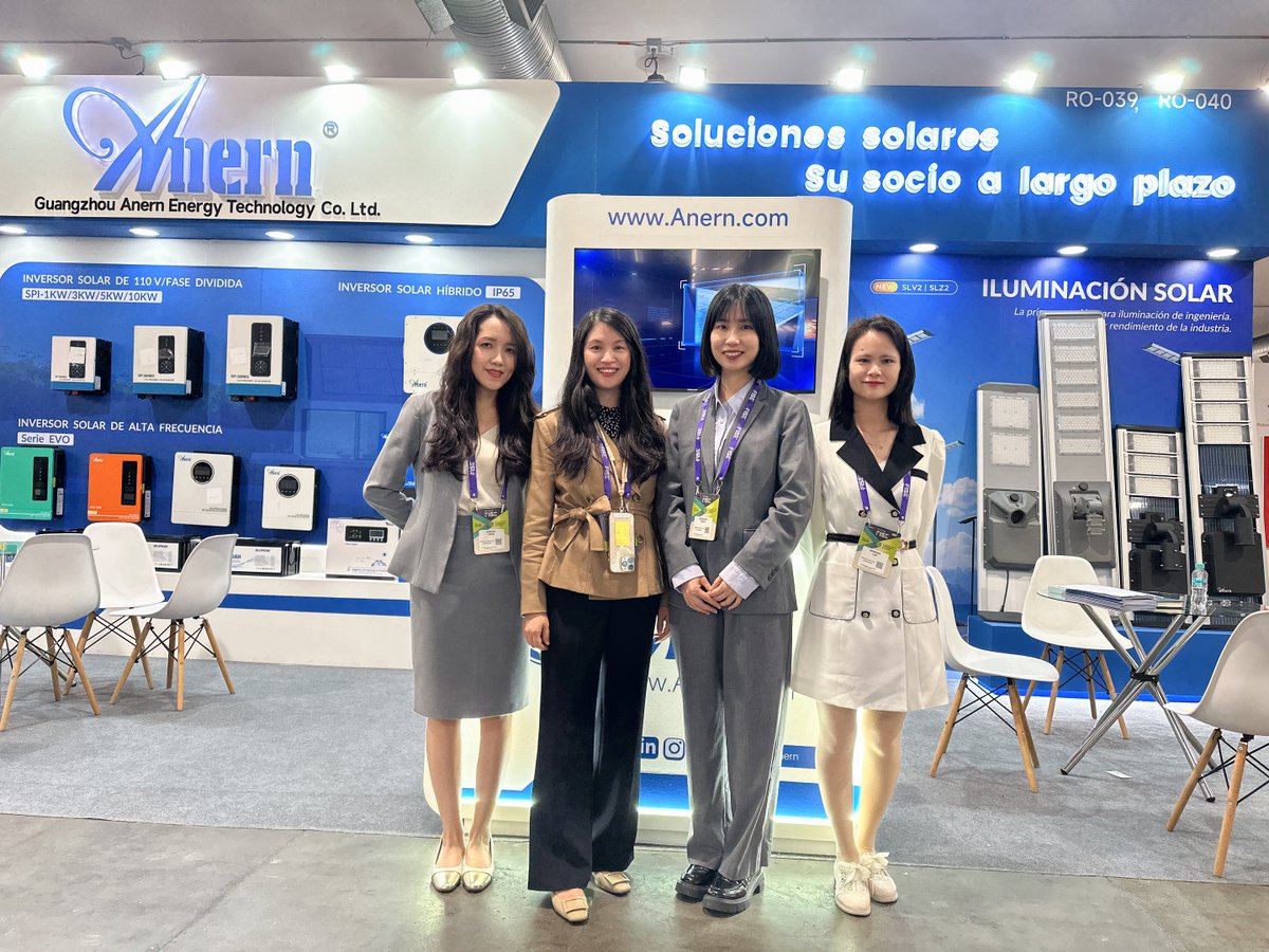 11.ª Feria de Energía FISE
Nuestro stand RO-040 y RO-039 está a tope de visitantes que descubren las últimas soluciones de energía solar, almacenamiento de energía e iluminación de Anern. 
¡No te preocupes! La feria se celebra del 11 al 13 de noviembre de 2025.
#FISEColombia