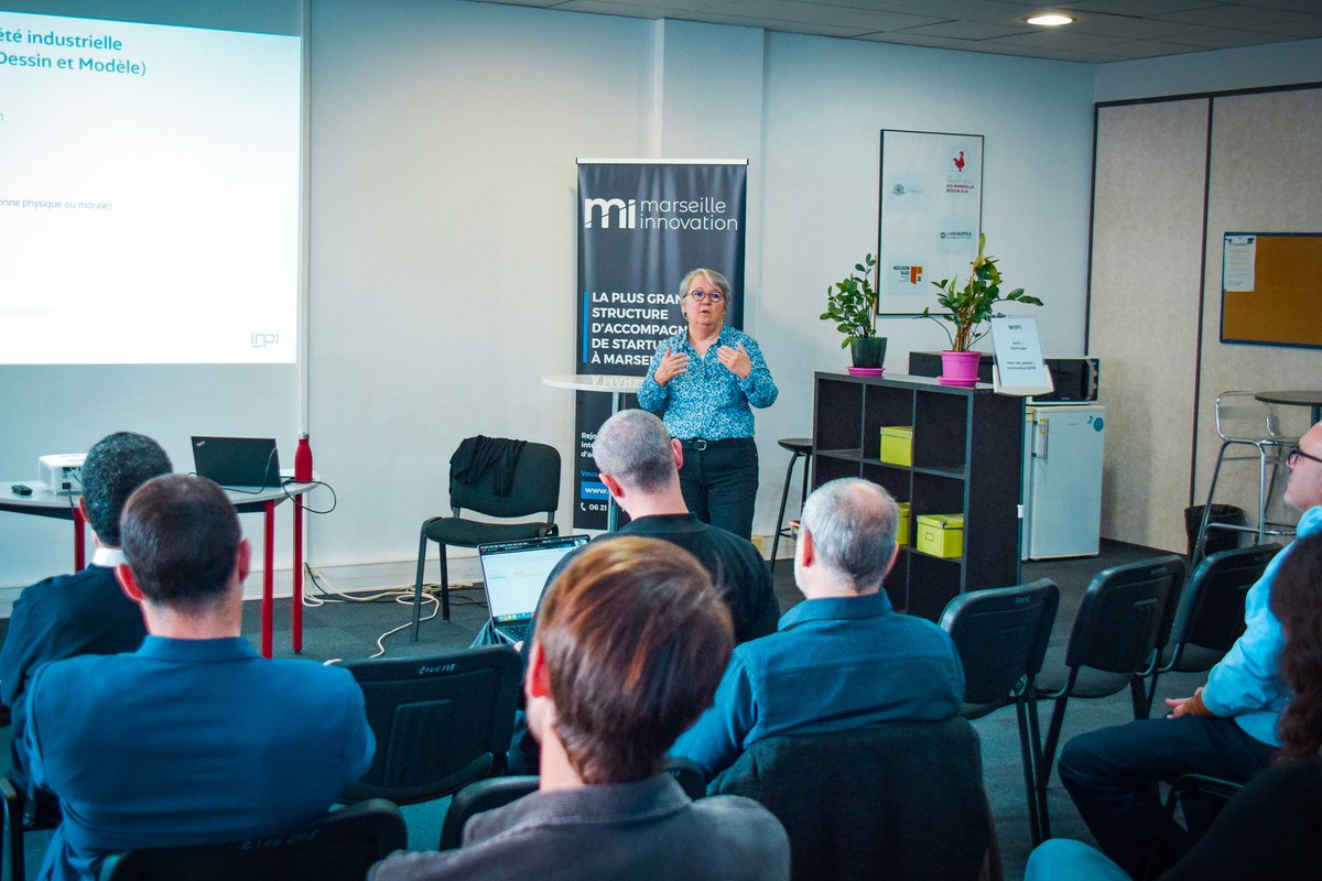 🔐 𝐄𝐯𝐞𝐧𝐭 - Comment protéger ses innovations ? avec l’<a href="/INPIFrance/">INPI France</a> : Retour en images 💡

Brevets, marques, IA, logiciels un échange riche pour aider nos startups à sécuriser leurs créations dès la conception 🚀

👉 Découvrez nos prochains événements : marseille-innov.org/nos-evenements/