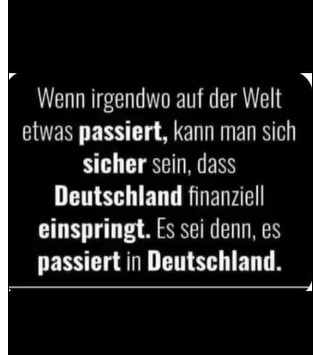 Leider ist das so!😡