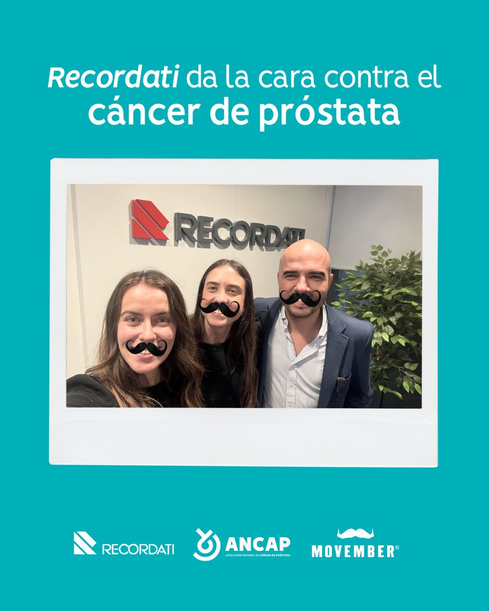 ancap_es's tweet image. 💙 @recordatiespana da la cara contra el #CáncerDePróstata.

🙌 Gracias por sumaros a #Movember y apoyar a #ANCAP en la visibilización de la detección precoz y el cuidado de la #SaludMasculina.

🧑‍⚕️ Ellos dan la cara. Es tu turno. Hazte la prueba.

#DamosLaCara #Prevención