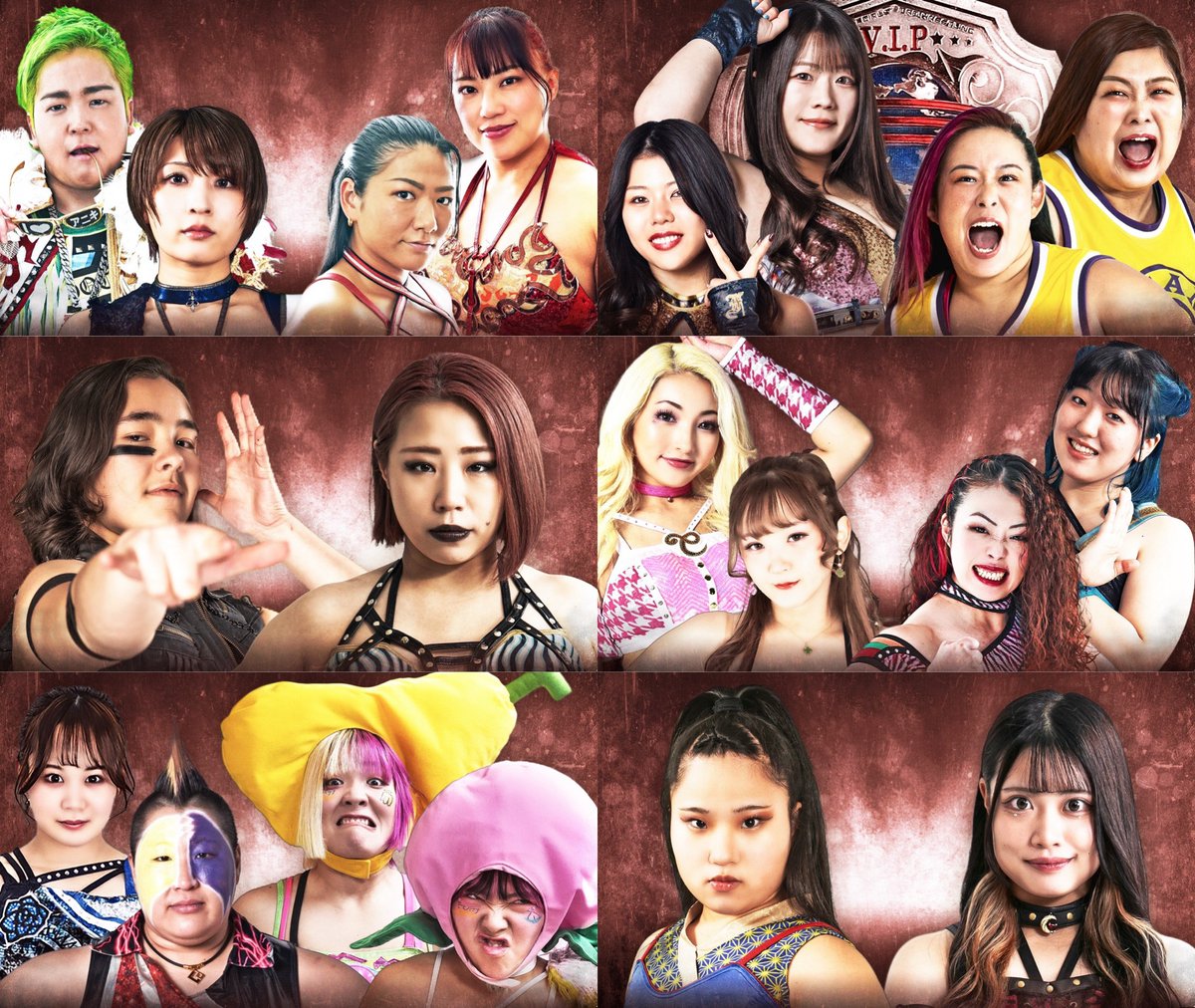 仙女 全対戦カード決定】 岩田美香10周年記念大会『蹴撃雷音の爪痕