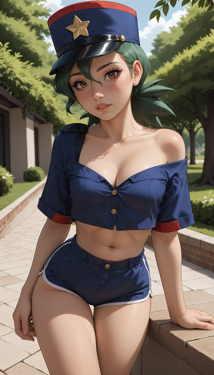 AIAnimeVibes's tweet image. Who needs backup when I look this good? 😉🚨
#aiart #animeart