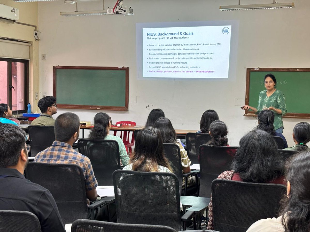 HBCSE_TIFR's tweet image. 🧬 🧪NIUS Biology 21.0 Camp commenced on 11th November!
A total of 46 students from across the country are participating in this eight-day camp, featuring engaging lectures and experimental sessions.🧪🧬

#NIUS #hbcse #tifr#biology21.0#scienceforall #STEMEducation