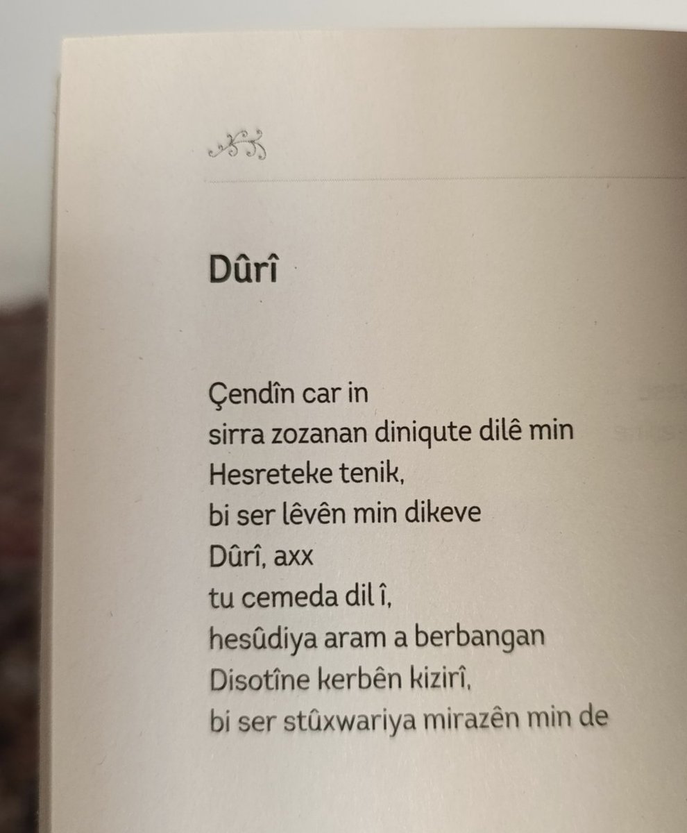 Dûrî / Welat Esen

(Ev Rû, Ev Xerîbî)