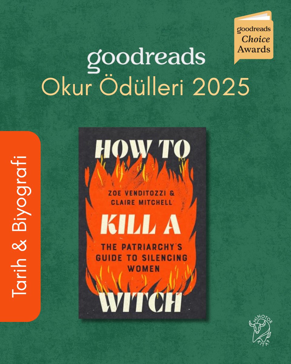 Goodreads 2025 Okur Ödülleri aday kitabımız...

#MinıtorKitap #Goodreads