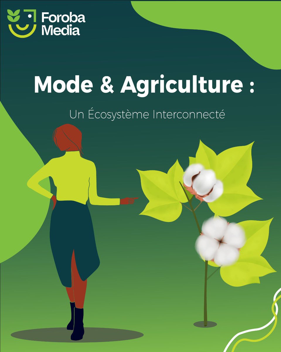 kossajaa's tweet photo. 🌍 La mode africaine brille, mais son essor dépend de la maîtrise des matières premières.
Coton à faibles rendements (360–700 kg/ha), teintures naturelles, cuir artisanal…
Valoriser ces ressources, c’est faire du #MadeInAfrica un moteur de souveraineté. 💪🏾✨
#ModeAfricaine #SustainableFashion
