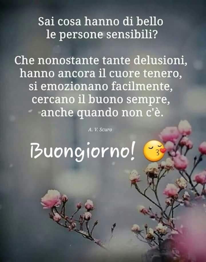 Buongiorno buon mercoledi.