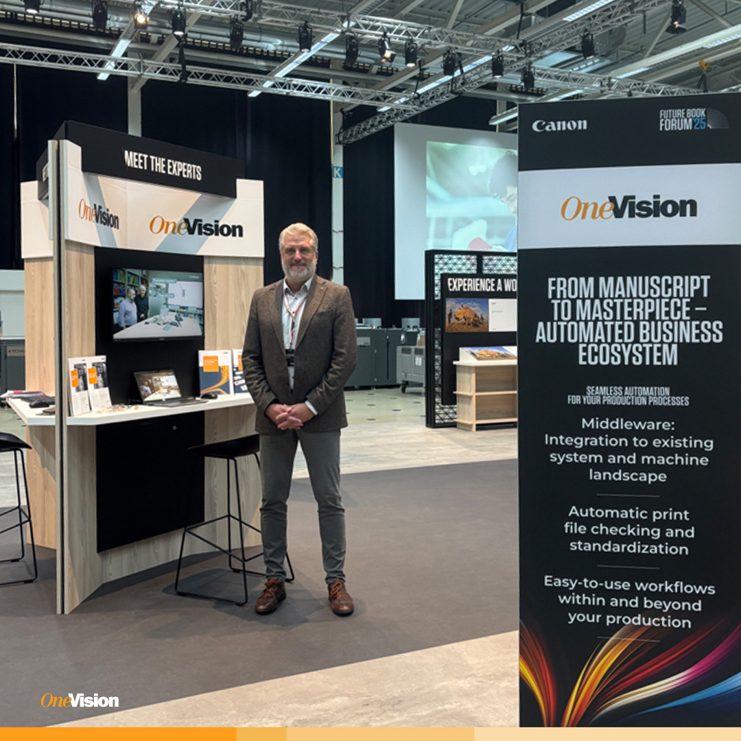 Exploring the Future of Book Publishing &amp; Printing at the Canon Future Book Forum 📚✨

📅 Meet OneVision on November 12–13 to gain first-hand insights into the latest innovations and discover what’s driving the future of books forward!