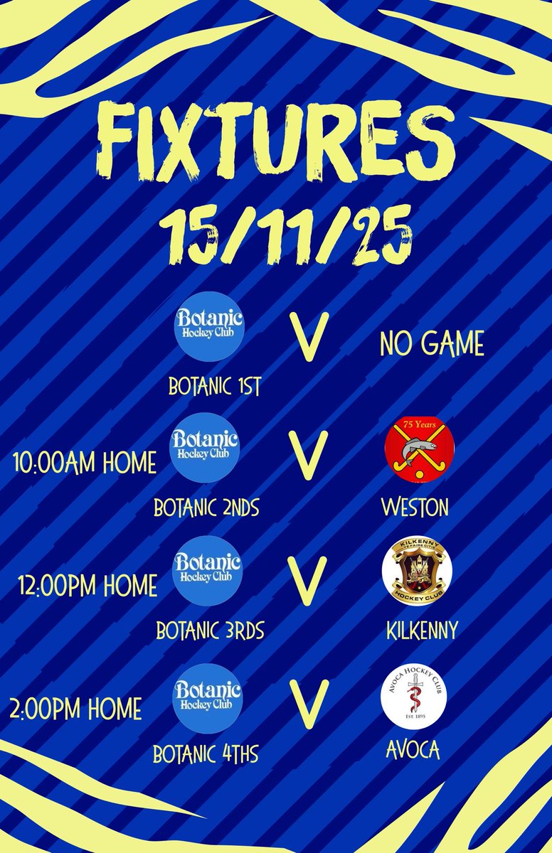 Botanic Hockey Club tweet media