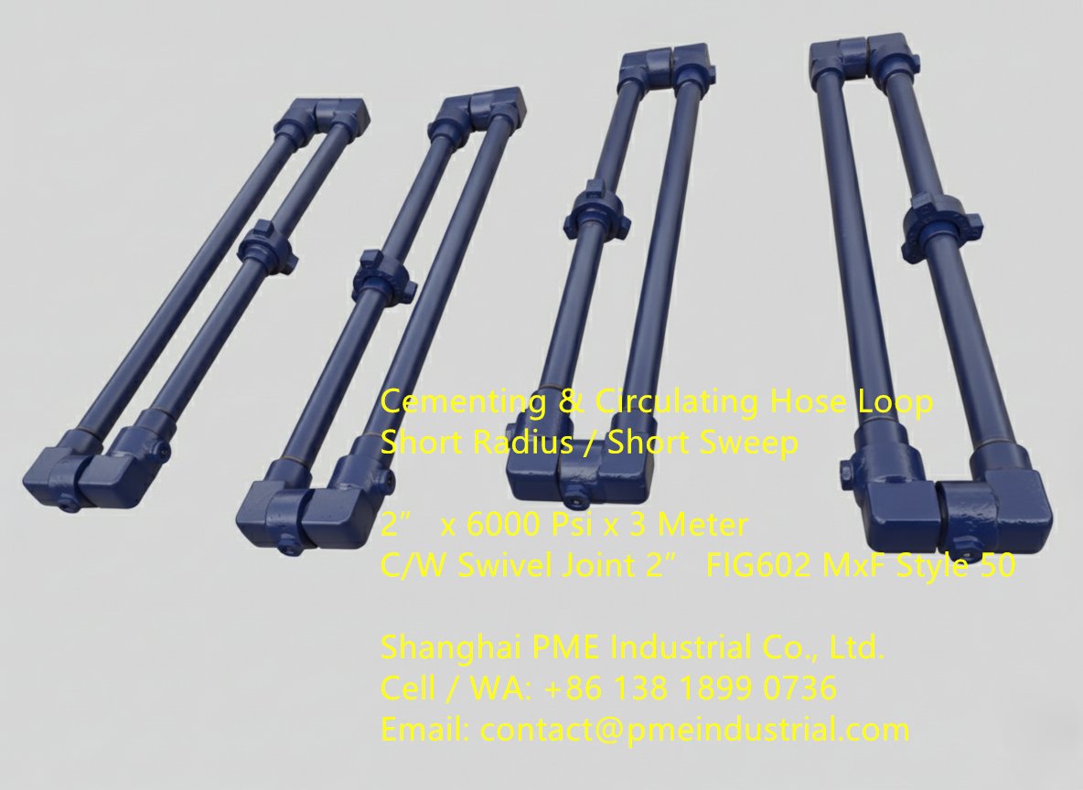 sh_pme's tweet image. Short Radius Hose Loop
2” x 6K x 3 Meter
C/W Swivel Joint 2” FIG602 MxF Style 50
pmeindustrial.com/cementing-and-…

Email: contact@pmeindustrial.com

#CementingandCirculatingHoseLoops #OilandGasWellServicing #HighPressureFlowlineEquipment #LongSweepHoseLoop #Style10Style50SwivelJoints