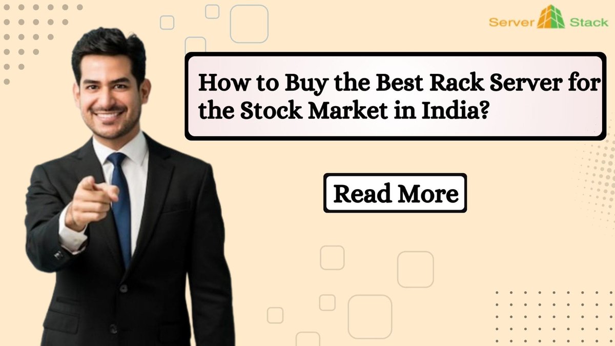 _Serverstack's tweet image. How to Buy the Best Rack Server for the Stock Market in India? When milliseconds decide profits, your trading setup needs power-packed performance.

Read More👉 tinyurl.com/4f9ky8fr

#RackServers #ServerTips   #serverstack  #RackServerSolutions #StockMarketIndia #TradingServer