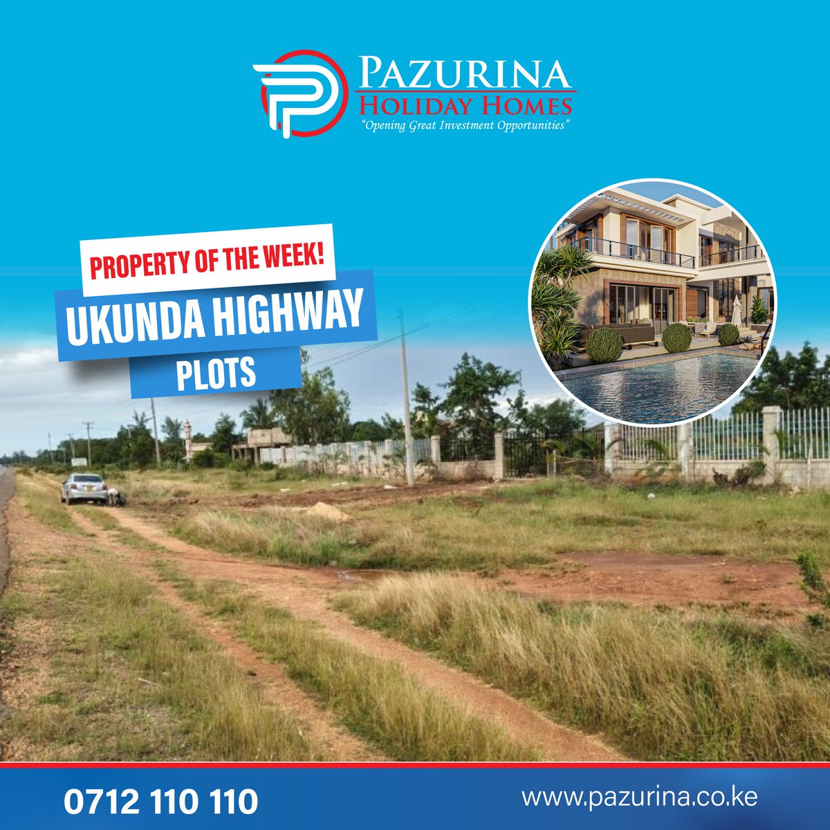 Pazurina_h's tweet image. Meet our property of the week!Looking for a smart coastal investment?
Discover our Ukunda Highway  Plots, prime visibility on the busy Lunga Lunga highway, ready title deeds, utilities connected, and only a few plots available!

0712 110 110 
#Diani  #CommercialPlots #Pazurina