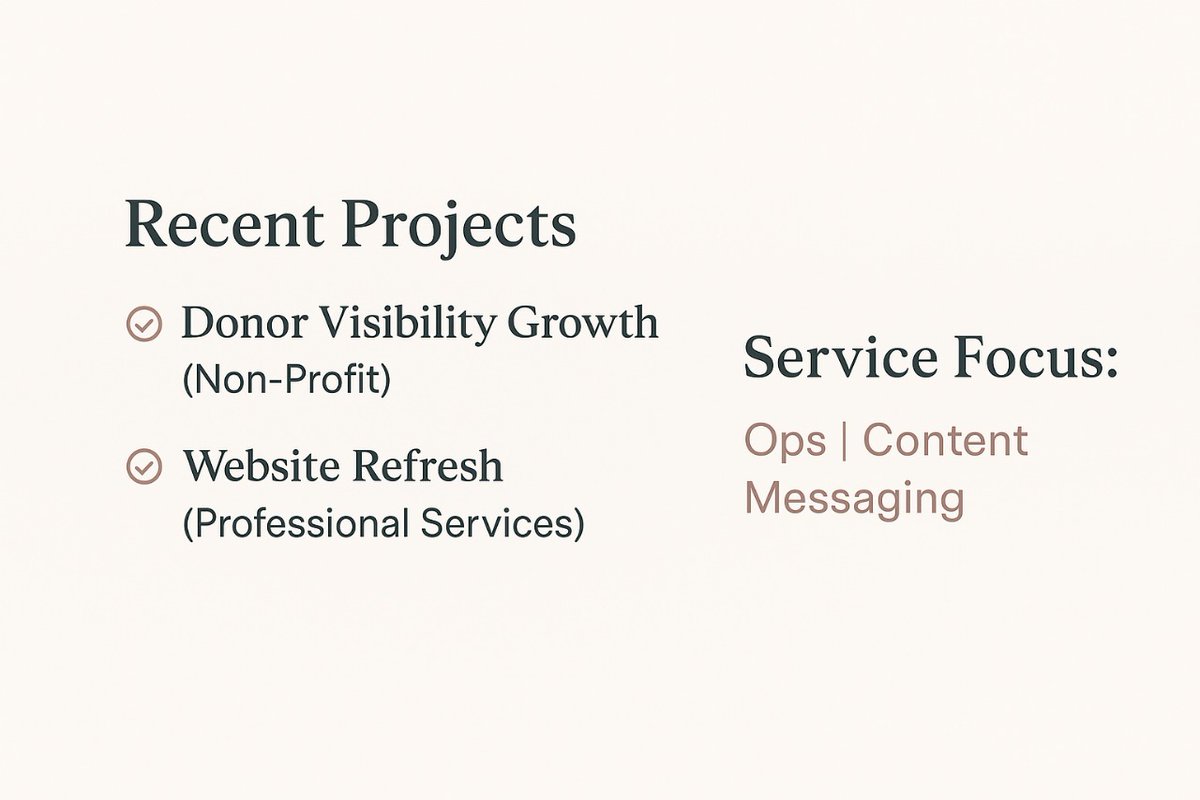 AfricanDream01's tweet photo. Recent wins:
1️⃣ Non-profit donor growth &amp; visibility
2️⃣ Business website audit + content refresh. Helping founders streamline ops, content &amp; systems — on retainer or project-based.
Need consistent execution? Let’s talk systems, not chaos. #VirtualAssistantSA #OpsAndContent https://t.co/pBfGCWNukh