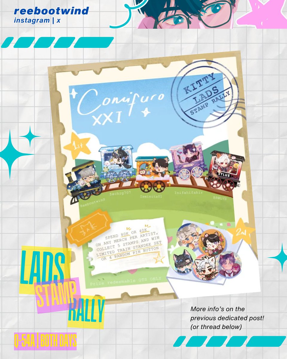 reebootwind's tweet photo. (3/4) [❤︎ and ⤷⤵ are appreciated ❀˖°]

Pickup Order Form 🔗
https://t.co/MHEB225bvm

Mail Order Form 🔗
https://t.co/7KJOiFOb4R

I am also joining a LADS Stamp Rally with a few friends! More info below ❀˖°

Feel free to comment/DM if you have any questions! ✿˚ ༘ ⋆｡♡˚

3\ LADS merch