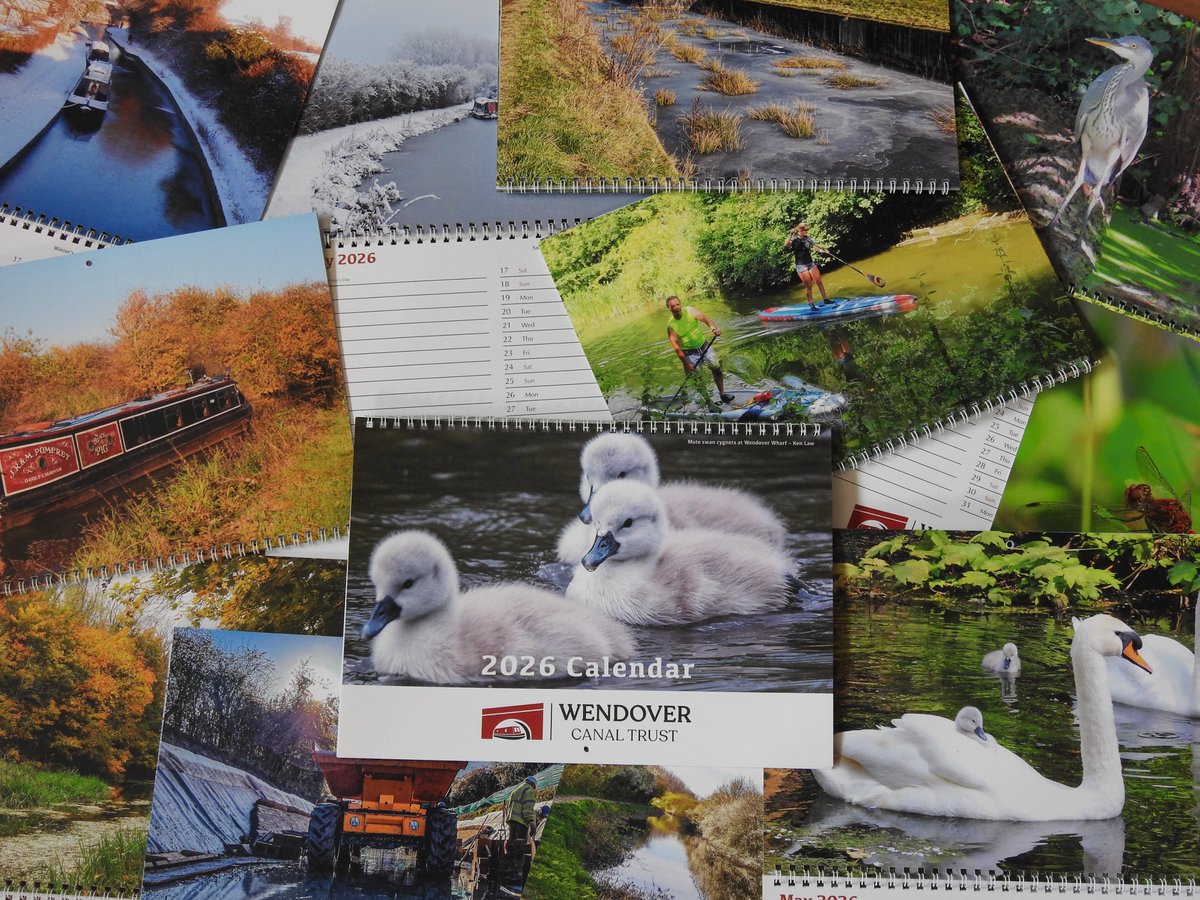 WCT 2025 Calendar Tour
If you want to pick up your WCT 2026 Calendar in person and save on postage, why not visit the WCT stand at these venues..
Wendover Canal Trust - WCT 2026 Calendar Tour