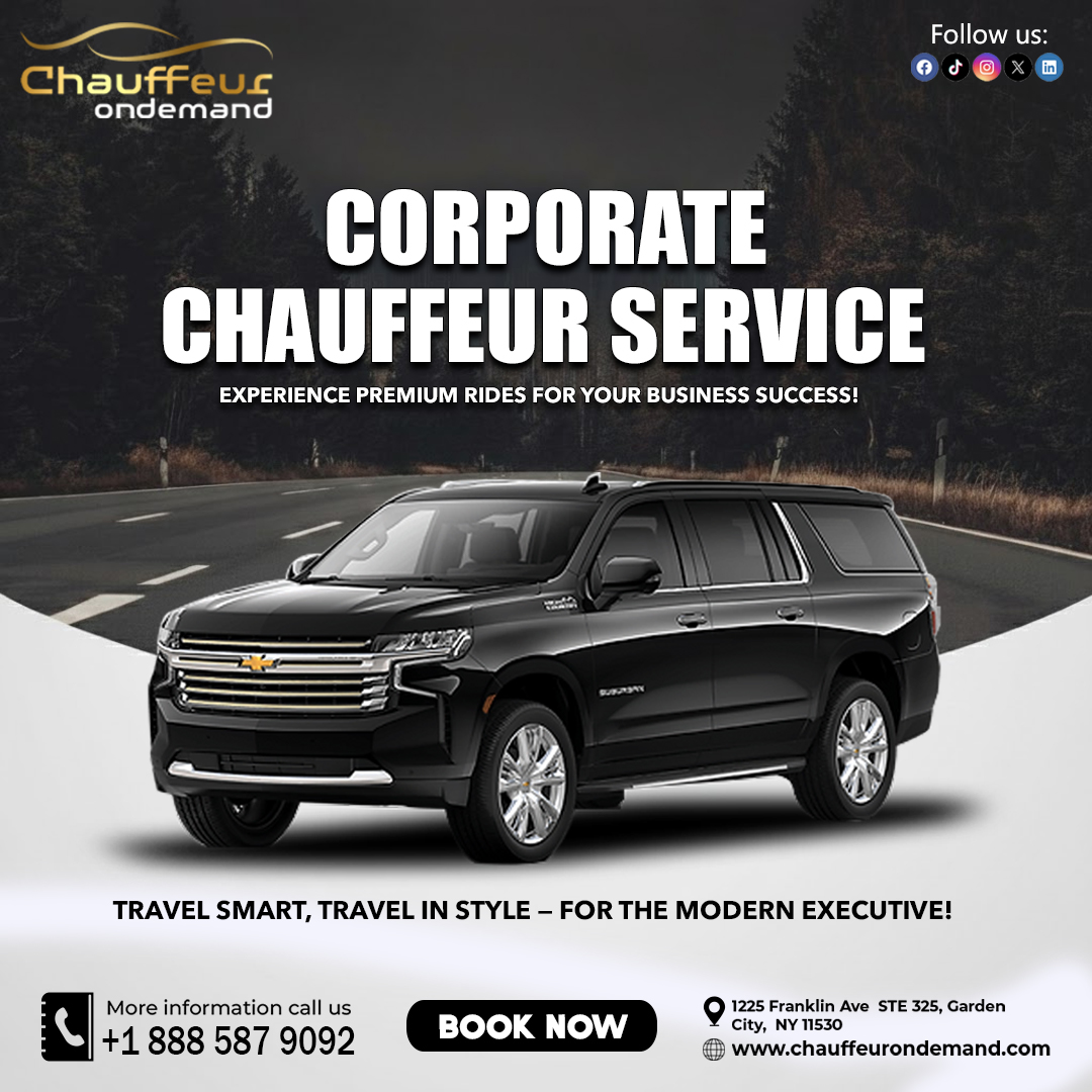 codrides's tweet image. 🌟 Executive Travel, Redefined 🌟
Enjoy smooth, stylish, and stress-free rides with Chauffeur On Demand — your trusted corporate chauffeur partner.

📍 Book your luxury ride today at chauffeurondemand.com

#ChauffeurOnDemand #CorporateService #LuxuryTravel #ExecutiveRide