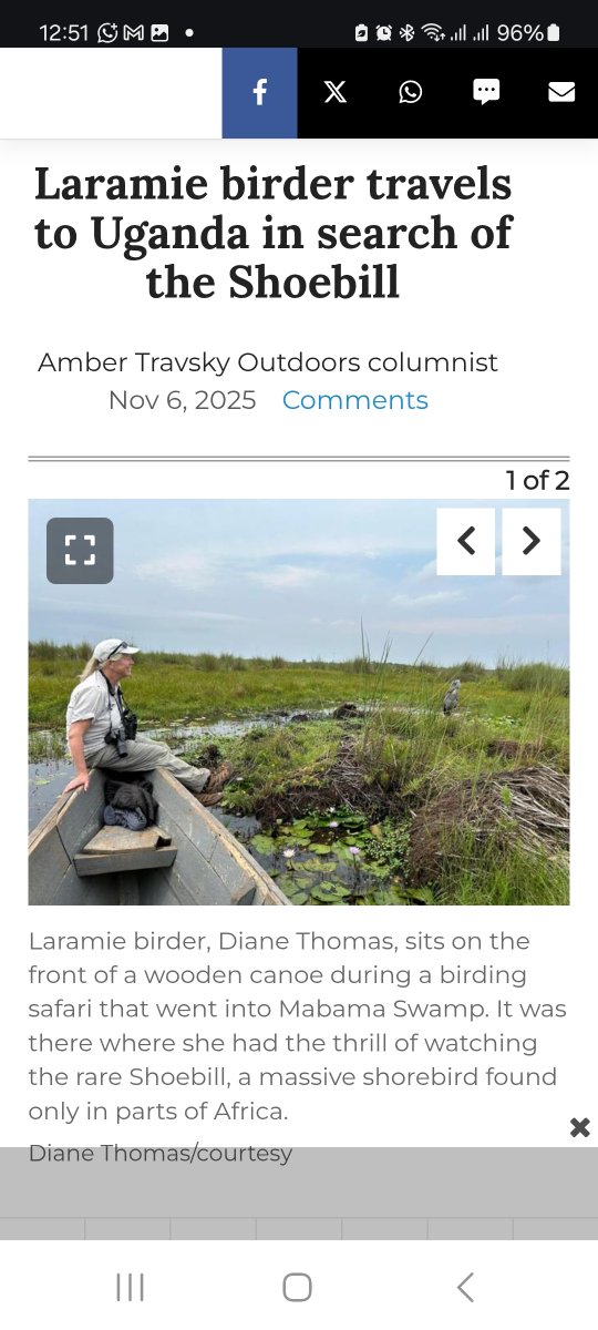 BirdingParadise's tweet photo. “A birding friend in Riverton, who also travels the globe for birding, recommended him(Johnnie Kamugisha) to me,” Thomas said. “He was just wonderful and so, so knowledgeable.”

Read here: https://t.co/01lzYXKjnM

#JohnnieUgandaSafaris
#BirdingInParadise
#Uganda
#Birding https://t.co/5y7LeYimaX