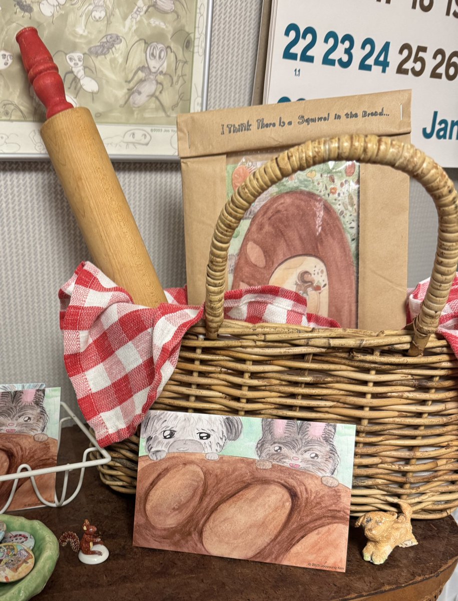 아 그리고 이 책은 빵이라는 컨셉에 맞춰 빵 봉투에 포장했습니다 🐿️🥖