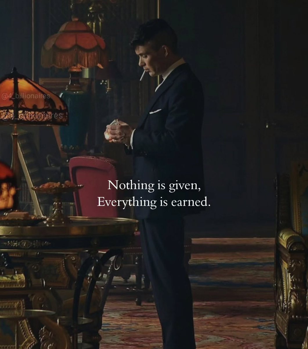 Nothing is given, bro.