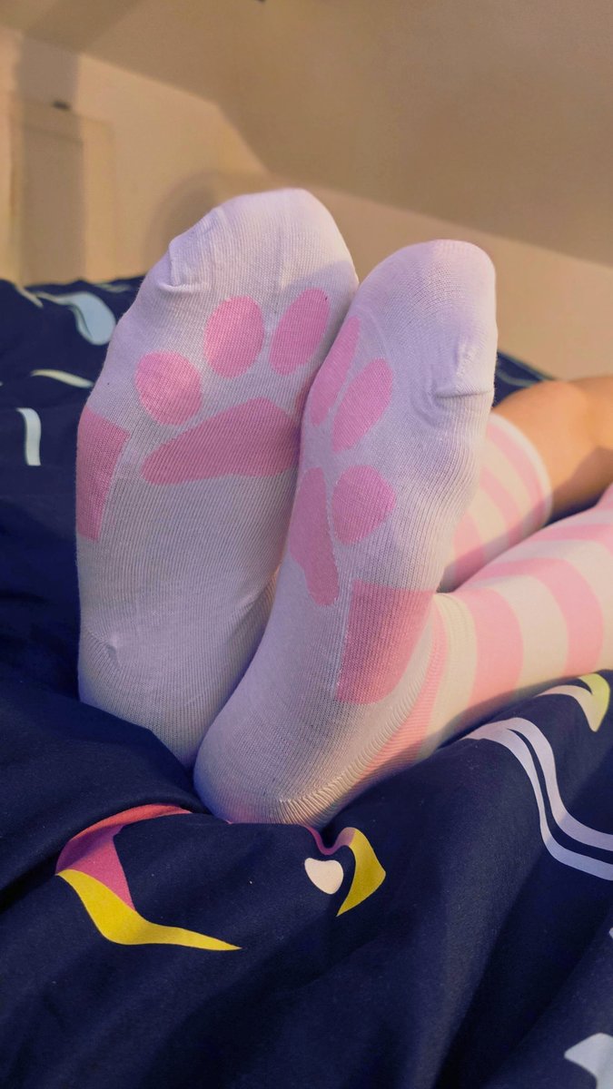 Des chaussettes patounes pour une demande sur mesure ! Un vrai kiff de les porter avant de les envoyer <3
Toi aussi tu veux recevoir mes dessous ? Alors hésites pas à me contacter en MP !
#culotte #sale #chaussette #usée #lingerie  #culottesale #chaussettesale #socksmell #smell