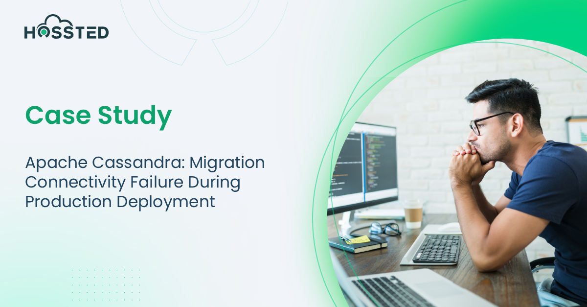 Hossted_OSS's tweet image. 🔍#Case Study: #ApacheCassandra Migration Blocked

Production ready, but #Cassandra failed with AllNodesFailedException. #DevOps expert traced network issues—DNS, ports, SSH checks fixed it. Migration completed.

👉 Check comments for full case study.
#Hossted  #ITSupport #DevOps