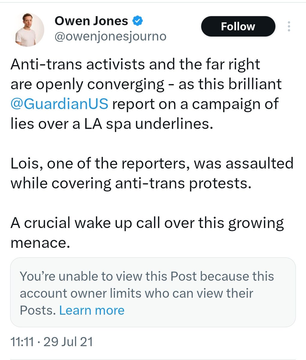 MemeTheMoocher's tweet photo. @owenjonesjourno Did you ever apologise for slurring the female victims of a convicted sex offender peeping tom/flasher at #WiSpa as "far right" & "transphobic" Owen?
https://t.co/t3oib9FcfL https://t.co/bUYqznSInB
