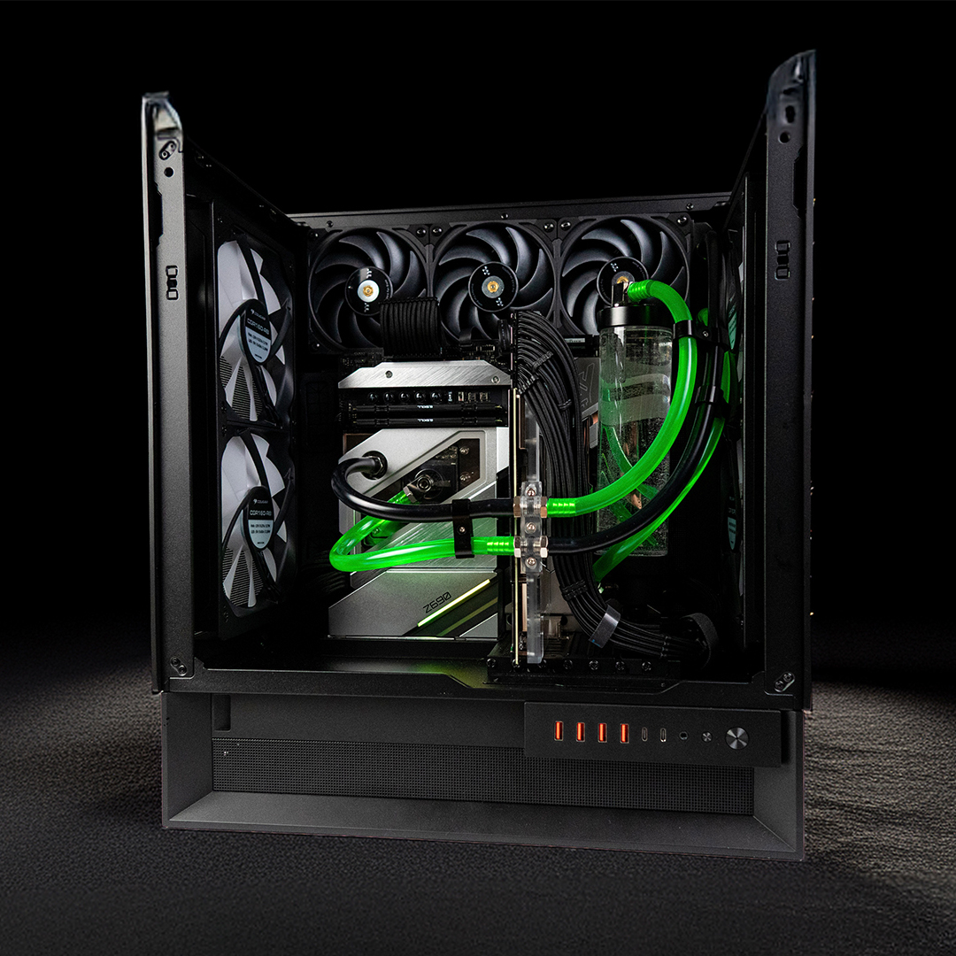 SingularityC's tweet image. Build By Nico_CPK
View more photos here 📷 singularitycomputers.com/build-by-nico_…
@cpk_nicolas
#pcbuild #singularitycomputers #custombuild #watercooledpcaustralia #liquidcooling #custompaint #watercoolingpcbuild