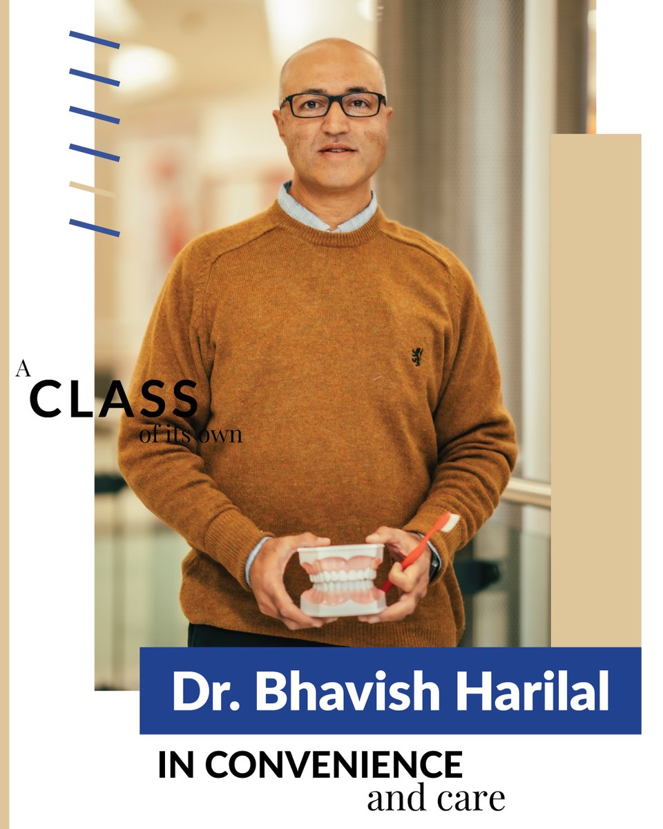 ✨ Meet Dr. Bhavish Harilal - a trusted name in dentistry.
As a specialist prosthodontist, he focuses on implant treatment, aesthetic, and cosmetic dentistry, combining precision and artistry to create confident smiles.

📞 Call 011 615 7552 to schedule your appointment today.